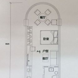 鼎易柠檬宿户型图A05户型 1室1 面积:57.55m2