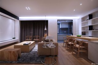 90平米现代设计家庭客厅装修效果图