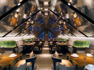 2014现代中式风格餐厅装修效果图
