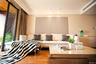 110平米现代风格正方形客厅装修搭配