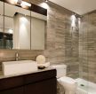 卫生间玻璃淋浴间装修案例