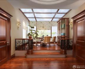 130平方 新中式风格 家装客厅设计 石膏板吊顶 