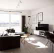 125平米现代设计风格家装客厅设计