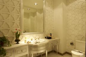 东南亚风格设计 别墅卫生间 卫生间设计 