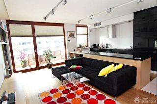 75平米现代家居家装客厅设计