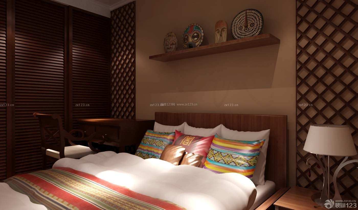 东南亚风格设计 小户型卧室装修案例 