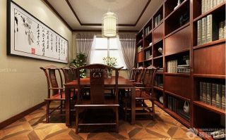 中式家居组合书柜设计图