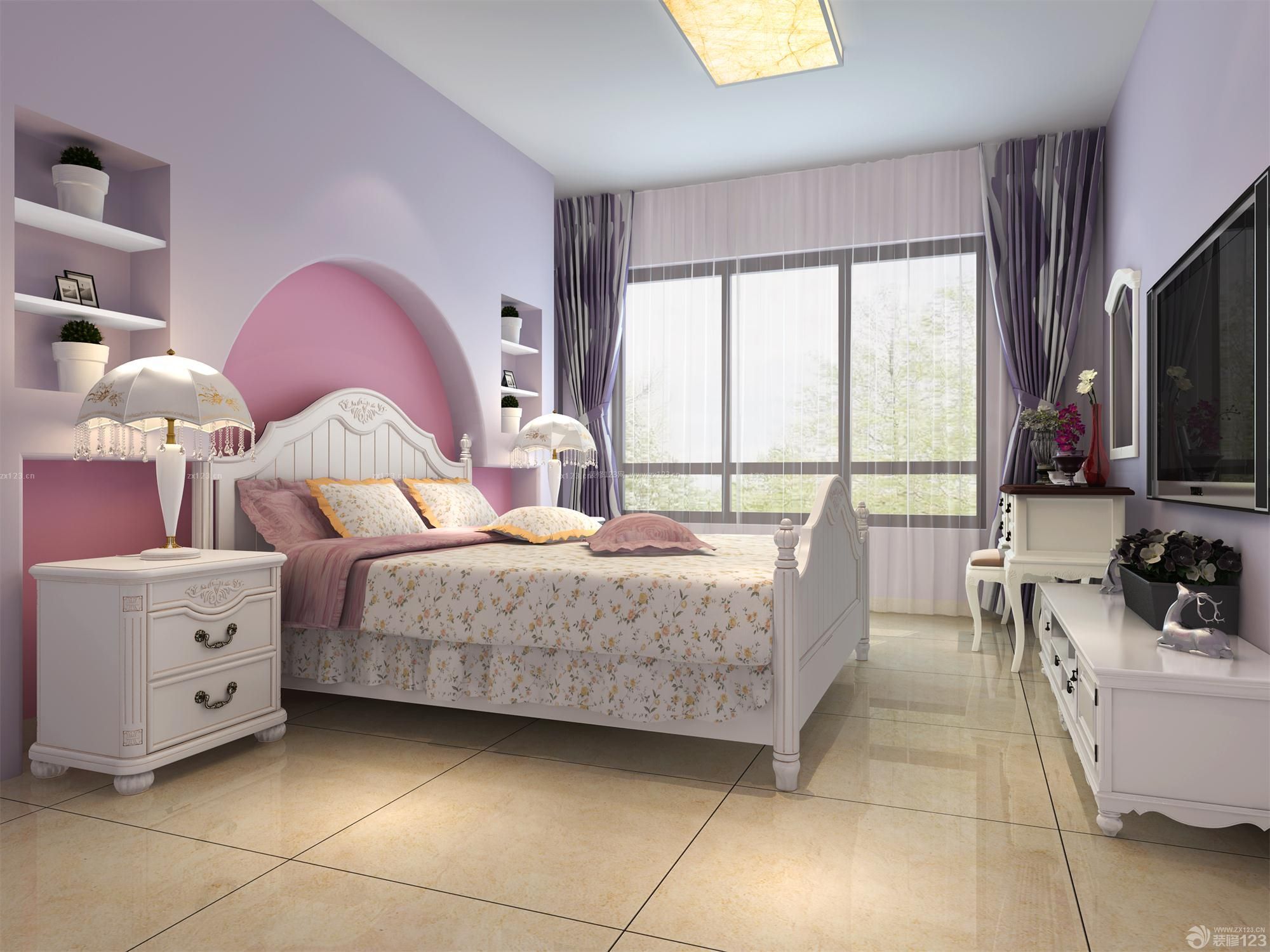 小户型精品主卧装修图_装信通网效果图