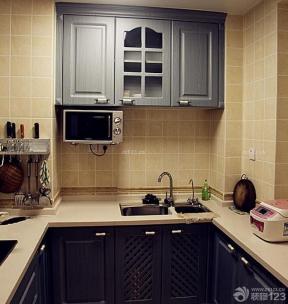 小户型厨房橱柜效果图 小户型简欧装修 