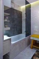 小户型浴室浴缸效果图