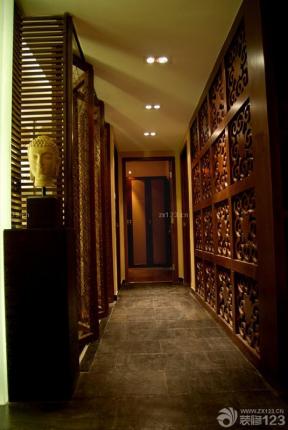 中式风格设计 走廊玄关 