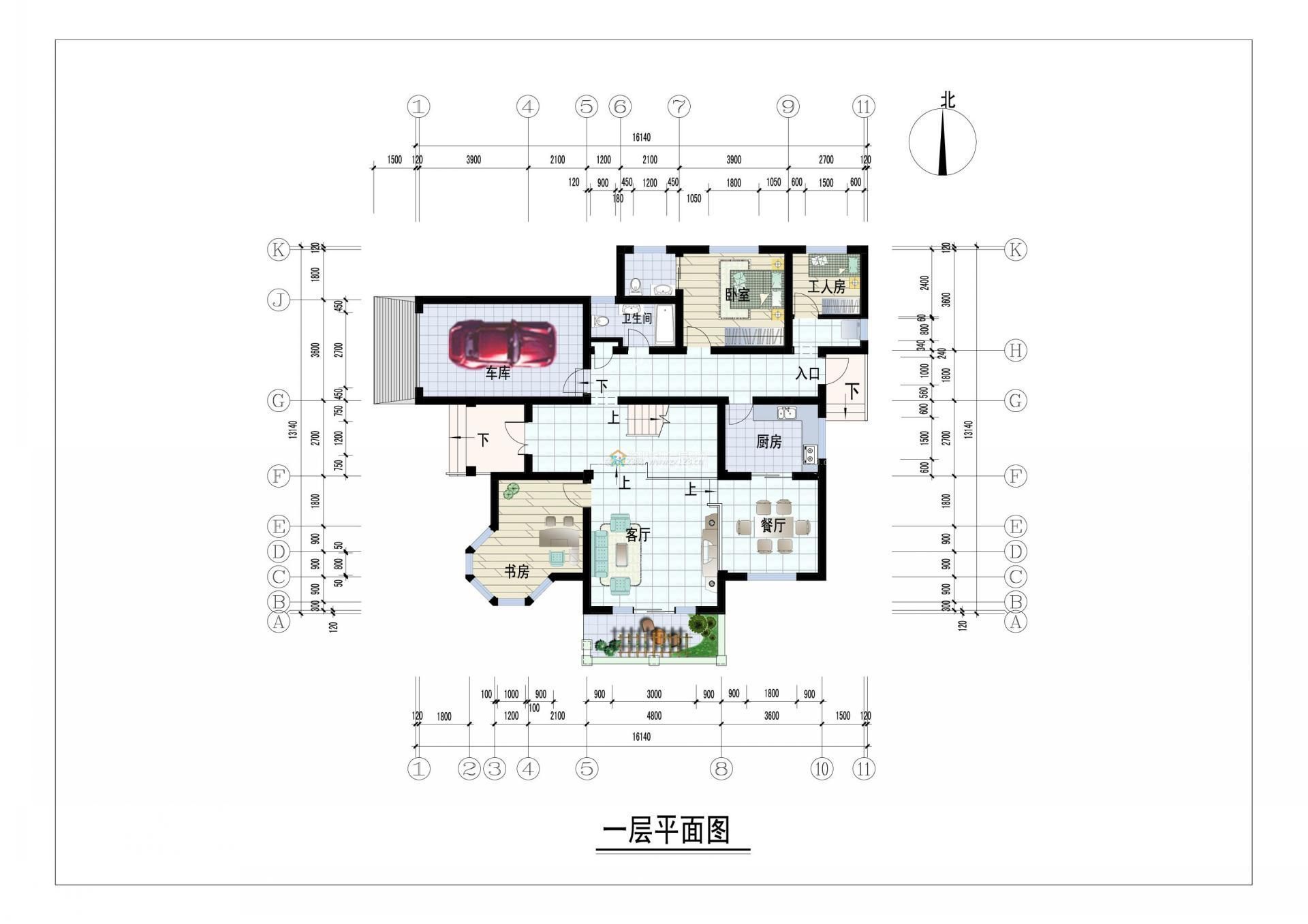 住宅90平米户型图 – 设计本装修效果图