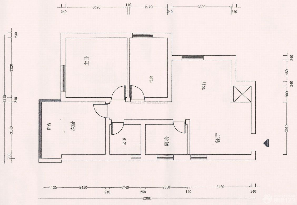 小户型建筑图 