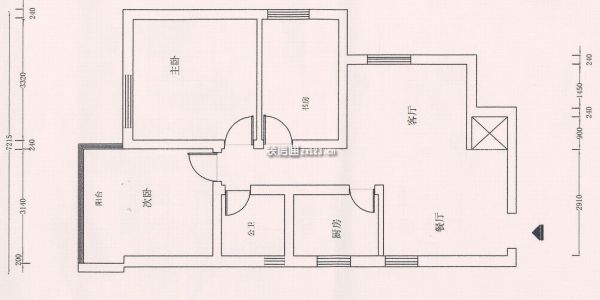 沉稳风格79㎡设计方案