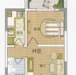 18平米小户型单身公寓户型设计图 