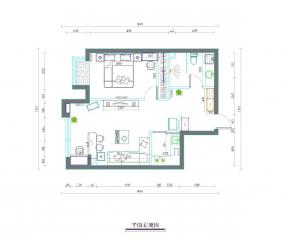 一室一厅农村房屋设计户型图