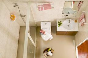 一室一厅卫生间装修效果图 50多平米小户型房屋设计图