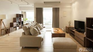 最新现代简约小户型客厅折叠家具装修图