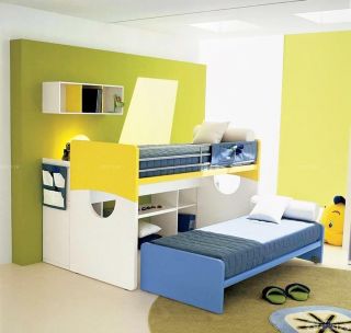 36平小户型收纳床折叠家具空间设计图片