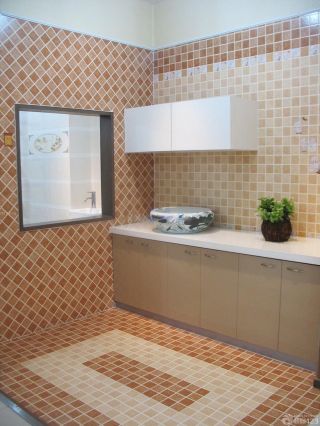 20-30平米小户型卫生间瓷砖配色装修案例图片