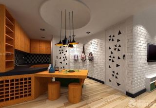 一室一厅小户型厨房橱柜设计图片