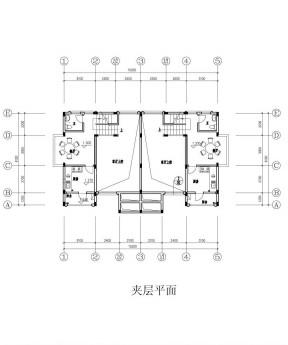 2014农村复式简单小别墅户型图