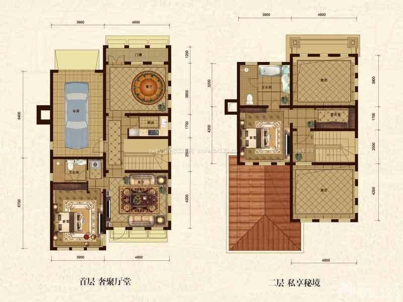 最新農村歐式小型別墅戶型圖_裝信通網效果圖