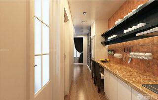 50平方一室一厅小户型简约风格厨房装修效果图