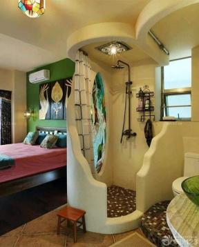 经典45平米一室一厅小户型空间创意卫浴装修效果图