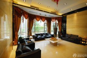 起居室效果图 东南亚风格设计 