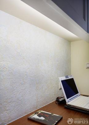 40平小公寓装修效果图 压纹壁纸 