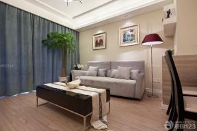 90平两居室装修效果图 小户型双人沙发 现代简约小户型客厅