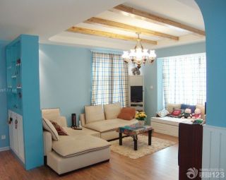 暖色调顶级小户型二室两厅小户型沙发装修效果图