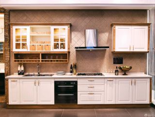最新简欧风格厨房厨柜装修实景图
