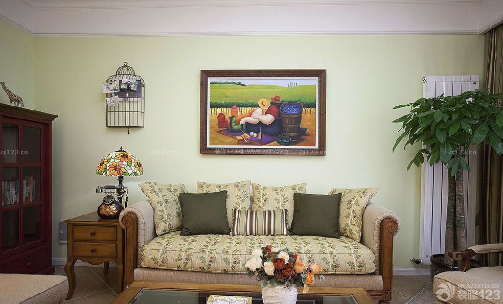 大户型客厅美式沙发装修图片大全