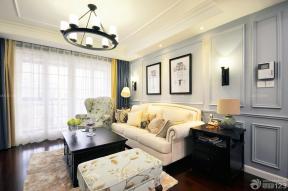 美式沙发背景墙 美式风格家居装修图片 