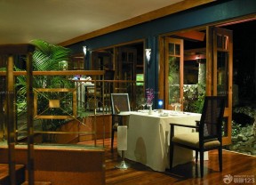 东南亚风格酒店装修图片 酒店餐厅设计