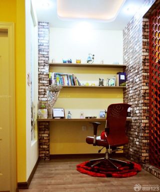 时尚东南亚风格室内书房装修图片