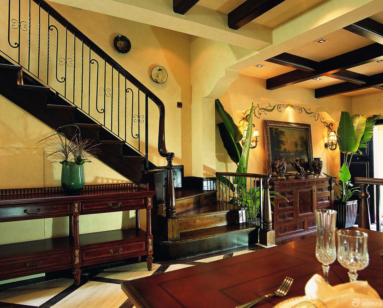 小清新田园美式乡村风格卫浴装修实景图赏析