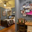 家装小卧室现代美式古典实木家具装修案例