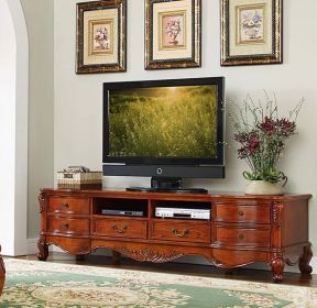 精品家装美式实木电视柜设计案例-每日推荐