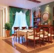 古典东南亚风格餐厅家具装修设计图