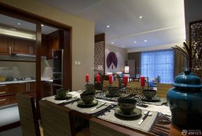 东南亚风格室内设计 东南亚餐厅家具
