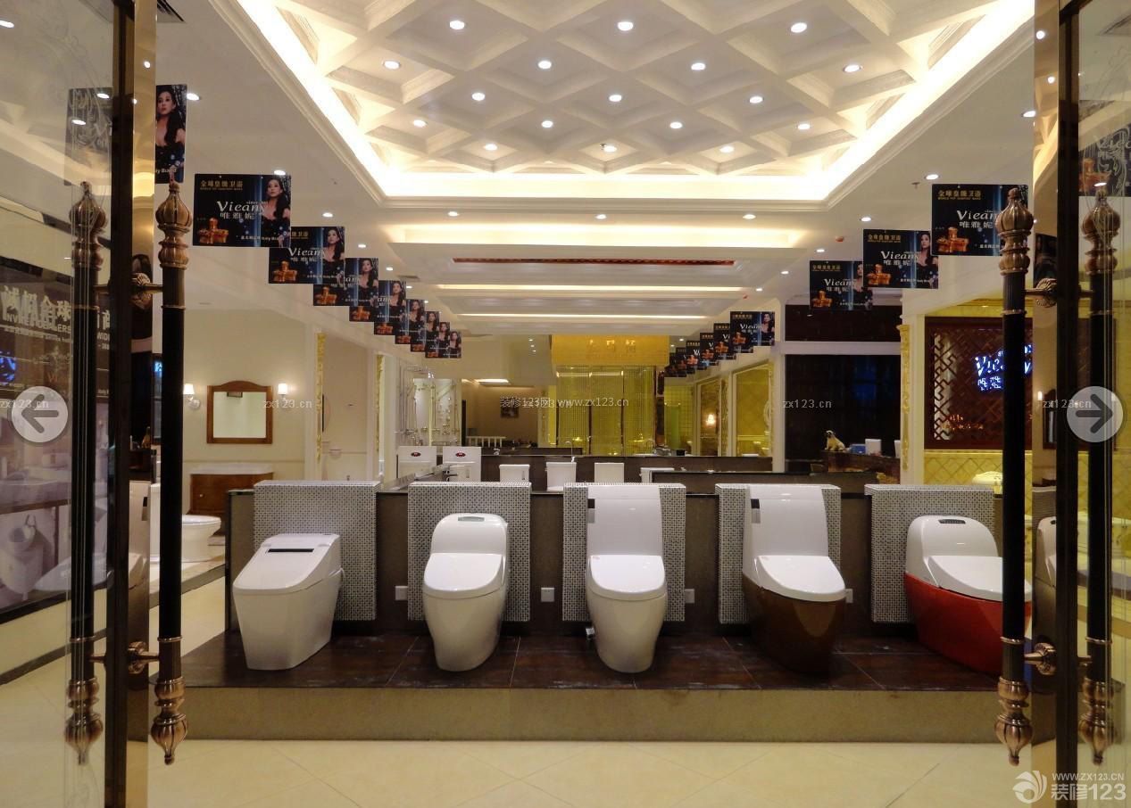 卫浴形象店装修效果图图片
