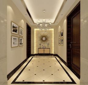 欧式玄关吊顶造型装饰案例-每日推荐