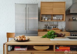 经典家装开放式厨房吧台设计案例