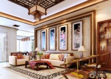 中式客厅装饰画选择 传统与创意的结合