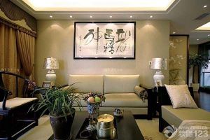 中式客厅装饰画选择 传统与创意的结合