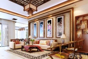 中式客厅装饰画设计