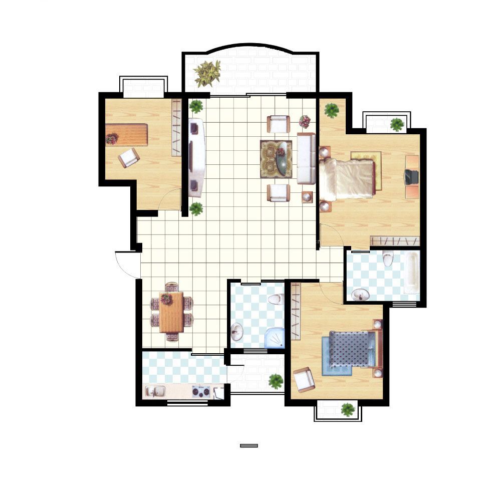 户型图图片 装信通网